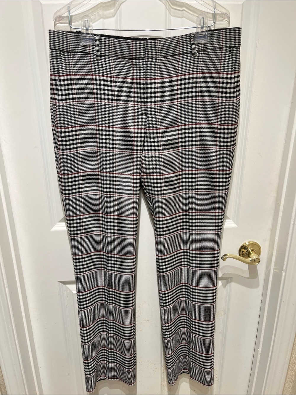 NWT Ann Taylor Sophia Plaid Straight-Leg Trousers size 10 - Picture 4 of 16